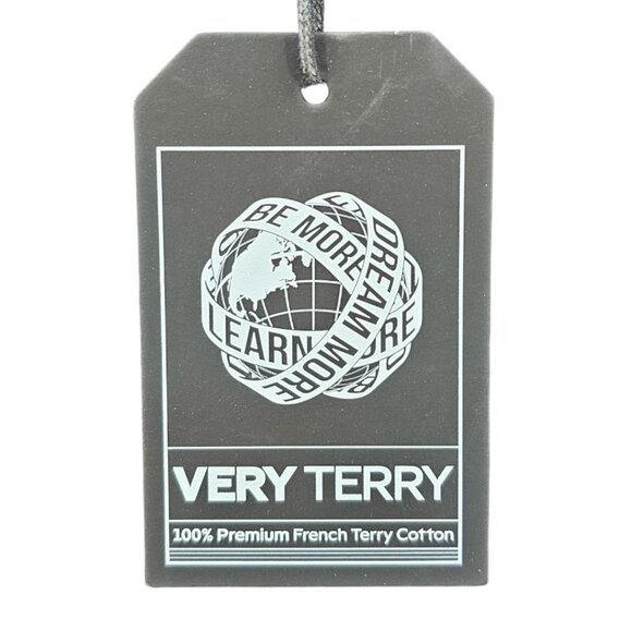 Alphalete Womens S Very Terry Oversized Cropped Pullover Sweatshirt in Onyx NWT - Picture 7 of 14